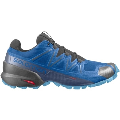 Indigo Salomon SPEEDCROSS 5 Men's Trail Running Shoes | AE-103FEIJ