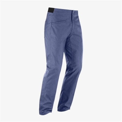 Indigo Salomon WAYFARER TAPERED DENIM Men's Pants | AE-130JAIV