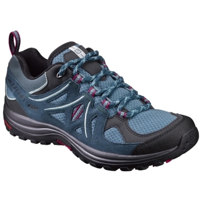 Light Turquoise / Black Salomon ELLIPSE 2 AERO W Women's Hiking Shoes | AE-608QLAE