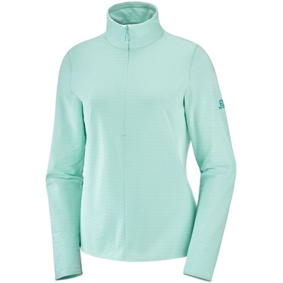 Multicolor Salomon OUTRACK HALF ZIP W Women's Midlayers | AE-890HNRM