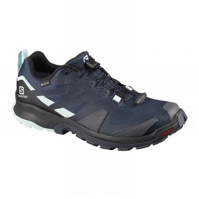 Navy / Black Salomon XA ROGG GTX W Women's Trail Running Shoes | AE-592LYOX