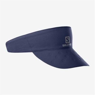 Navy Salomon SENSE VISOR Women's Visor | AE-089TOPD