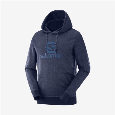 Navy Salomon SHIFT HOODIE M Men's Midlayers | AE-846AWKX