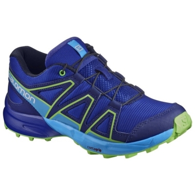 Navy Salomon SPEEDCROSS J Kids' Trail Running Shoes | AE-192KRSF