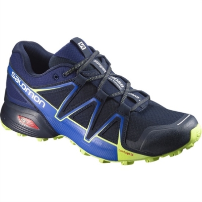 Navy Salomon SPEEDCROSS VARIO 2 Men's Trail Running Shoes | AE-148XFJZ