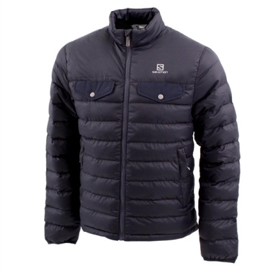 Navy Salomon STORM DOWN M Men's Jackets | AE-627CNAT