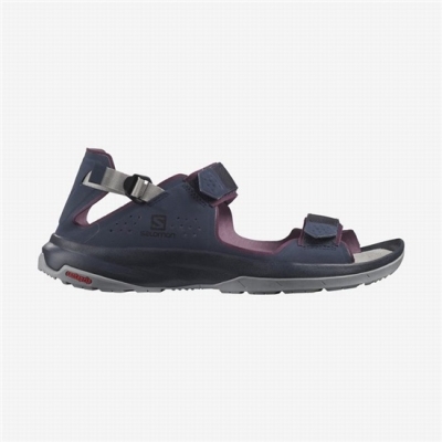 Navy Salomon TECH FEEL Women's Sandals | AE-367QECM