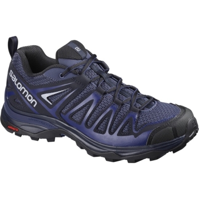 Navy Salomon X ULTRA 3 PRIME W Women's Hiking Shoes | AE-572VTSO