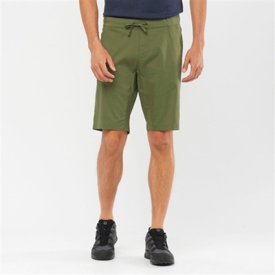 Olive Salomon EXPLORE M Men's Shorts | AE-367GVUS