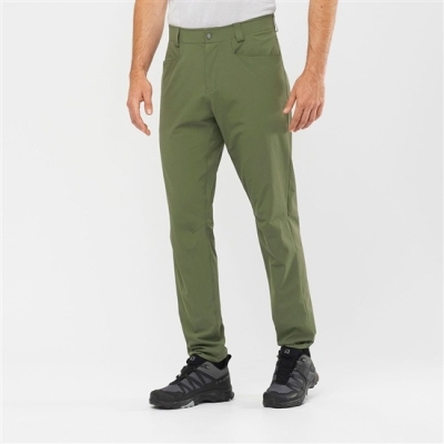 Olive Salomon WAYFARER TAPERED Men's Pants | AE-015PBYH