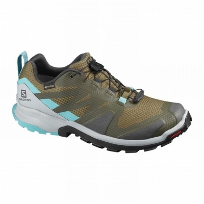 Olive Salomon XA ROGG GTX W Women's Trail Running Shoes | AE-430EPCF