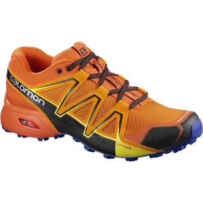 Orange Salomon SPEEDCROSS VARIO 2 Men's Trail Running Shoes | AE-268UJLW