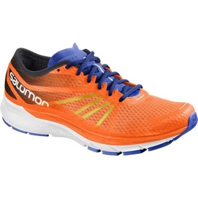 Orange / White Salomon SONIC RA PRO Men's Running Shoes | AE-270MJGO