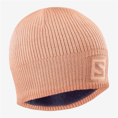 Pink Salomon LOGO Men's Hats | AE-932HMRY