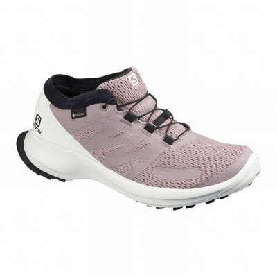 Pink Salomon SENSE FLOW GTX W Women's Trail Running Shoes | AE-326XBWP