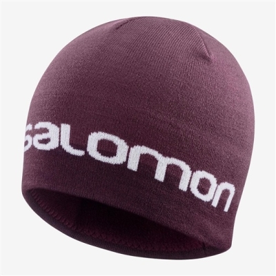 Purple Salomon GRAPHIC Men's Hats | AE-498WKLB