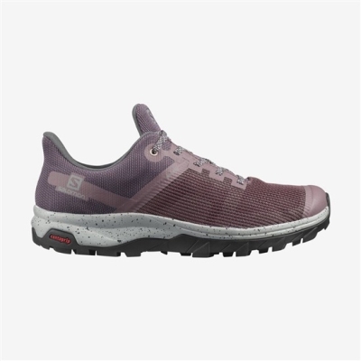 Purple Salomon OUTLINE PRISM GTX Women's Hiking Shoes | AE-361XWLV