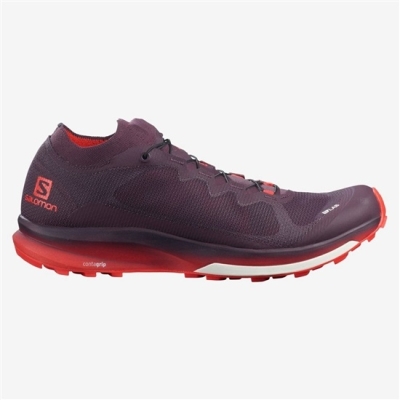 Purple Salomon S/LAB ULTRA 3 Men's Trail Running Shoes | AE-182EWBF