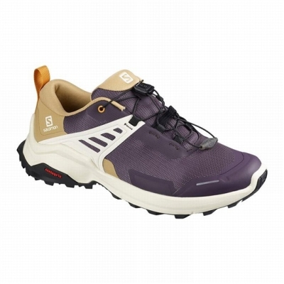 Purple Salomon X RAISE Women's Hiking Shoes | AE-528PSFJ