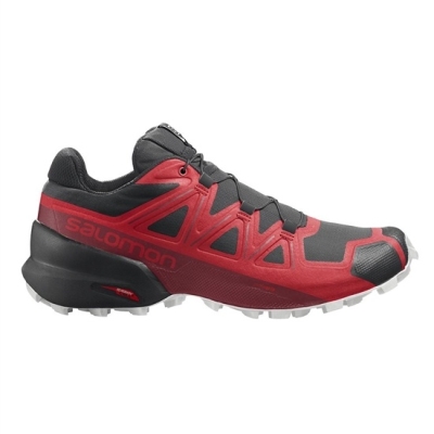 Red / Black Salomon SPEEDCROSS 5 Men's Trail Running Shoes | AE-209HQUI