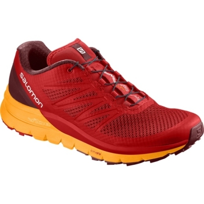 Red / Orange Salomon SENSE PRO MAX Men's Trail Running Shoes | AE-043SCEV