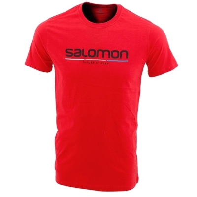 Red Salomon NEW RACE SS M Men's T Shirts | AE-854AOTV