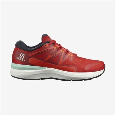 Red Salomon SONIC 4 CONFIDENCE Men's Road Running Shoes | AE-039MANV