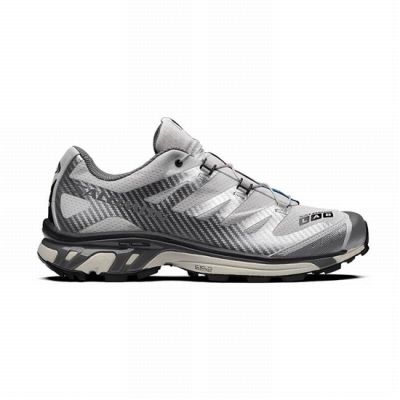 Silver Metal / Grey Salomon XT-4 ADVANCED Men's Trail Running Shoes | AE-897YMPN