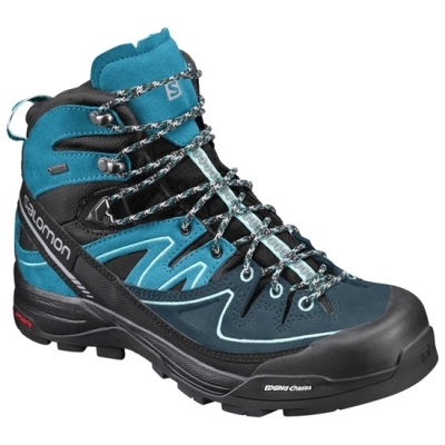 Turquoise / Black Salomon X ALP MID LTR GTX W Women's Hiking Boots | AE-257WPBK