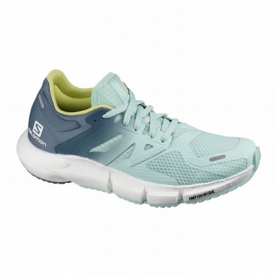 Turquoise Blue Salomon PREDICT 2 Women's Running Shoes | AE-582VLDJ