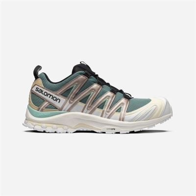 Turquoise / Brown Turquoise Salomon XA PRO 3D Men's Trail Running Shoes | AE-602WOHK