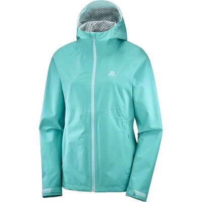 Turquoise Salomon LA COTE FLEX 2.5L JKT W Women's Jackets | AE-291SIGT