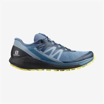 Turquoise Salomon SENSE RIDE 4 Men's Trail Running Shoes | AE-317ZIHX