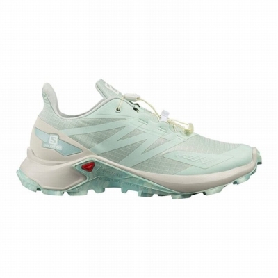 Turquoise Salomon SUPERCROSS BLAST W Women's Trail Running Shoes | AE-683DUKQ