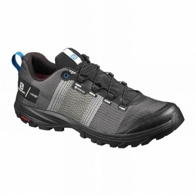 White / Black Salomon OUT GTX/PRO Men's Hiking Shoes | AE-037ZFKM