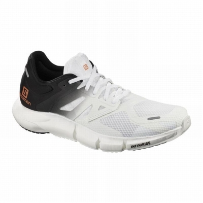 White / Black Salomon PREDICT 2 Men's Running Shoes | AE-065NKTW