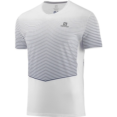 White Salomon SENSE M Men's T Shirts | AE-673JEHB