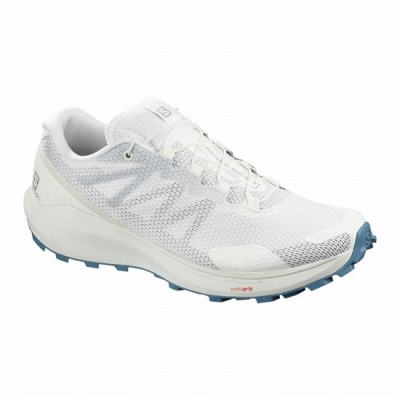 White Salomon SENSE RIDE 3 W Women's Running Shoes | AE-143MXSI