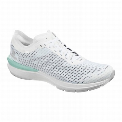 White Salomon SONIC 3 ACCELERATE Men's Running Shoes | AE-736YRUD