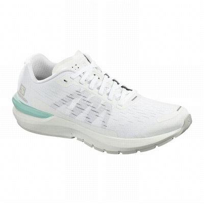 White Salomon SONIC 3 BALANCE Men's Running Shoes | AE-478ACPX