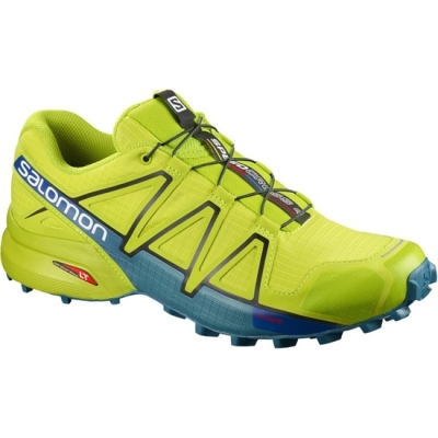 Yellow Salomon SPEEDCROSS 4 Men's Trail Running Shoes | AE-516GXDJ